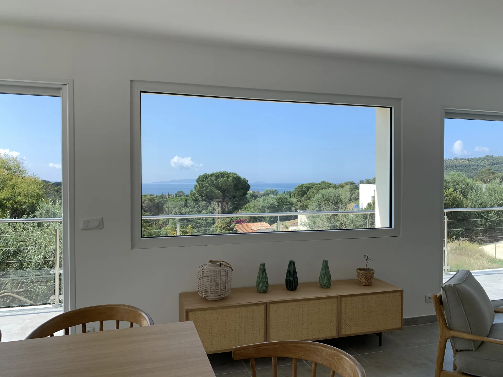 Villa vue mer au Lavandou, baie panoramique